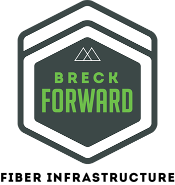 Breck Forward Fiber Infrastructure Logo