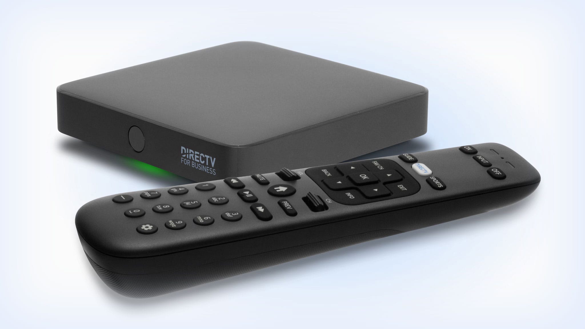 DIRECTV for Business entertainment and live TV setup
