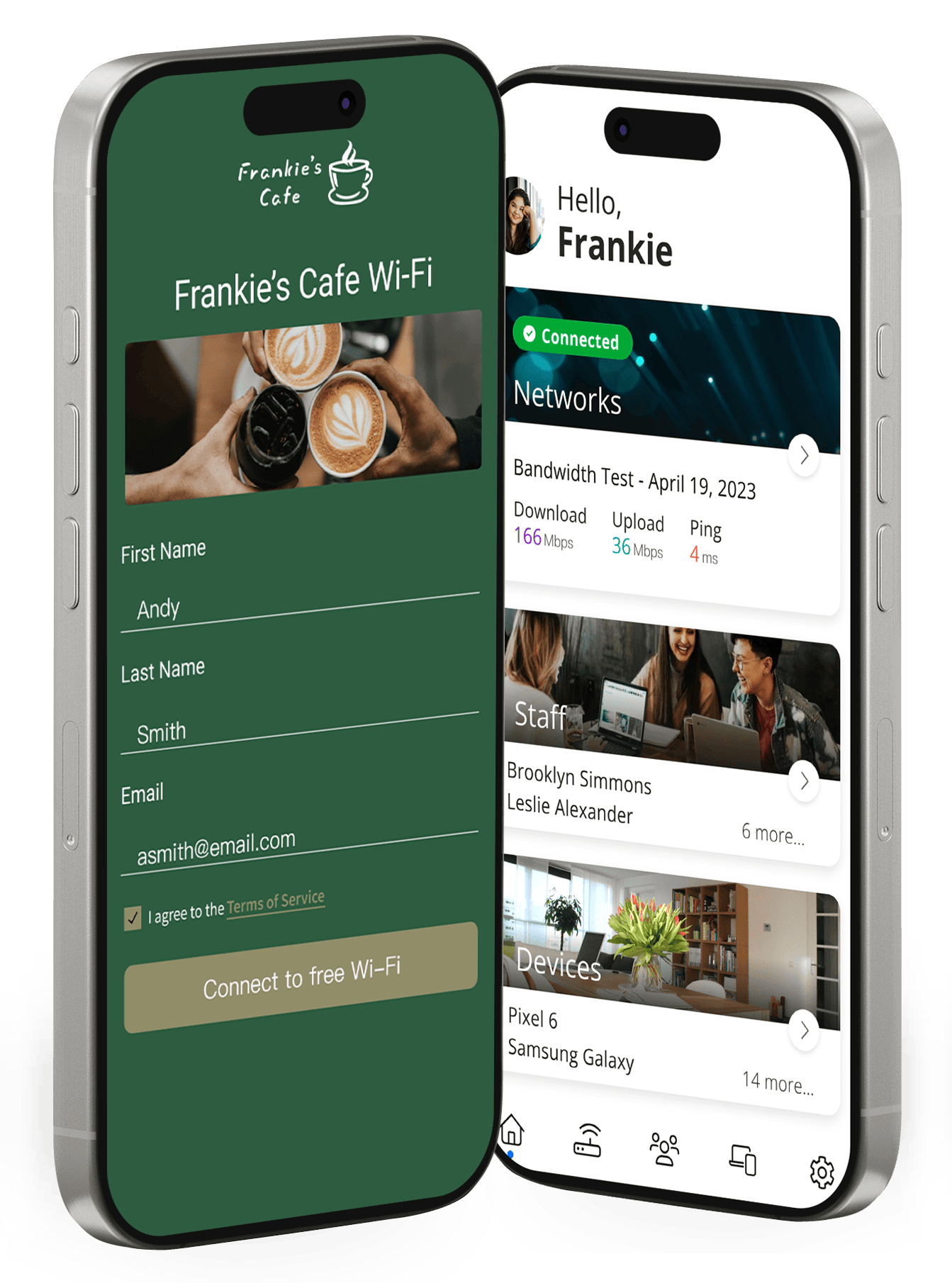 ALLO Smart Business managed Wi-Fi app home screen
