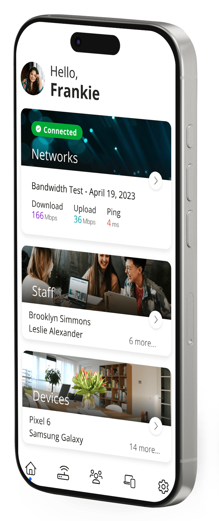 ALLO Smart Business app branded dashboard screenshots