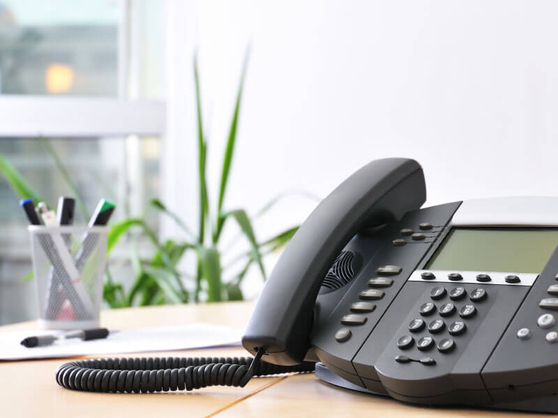 Business team using ALLO Business Voice solutions