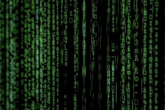 Viruses and codes in green