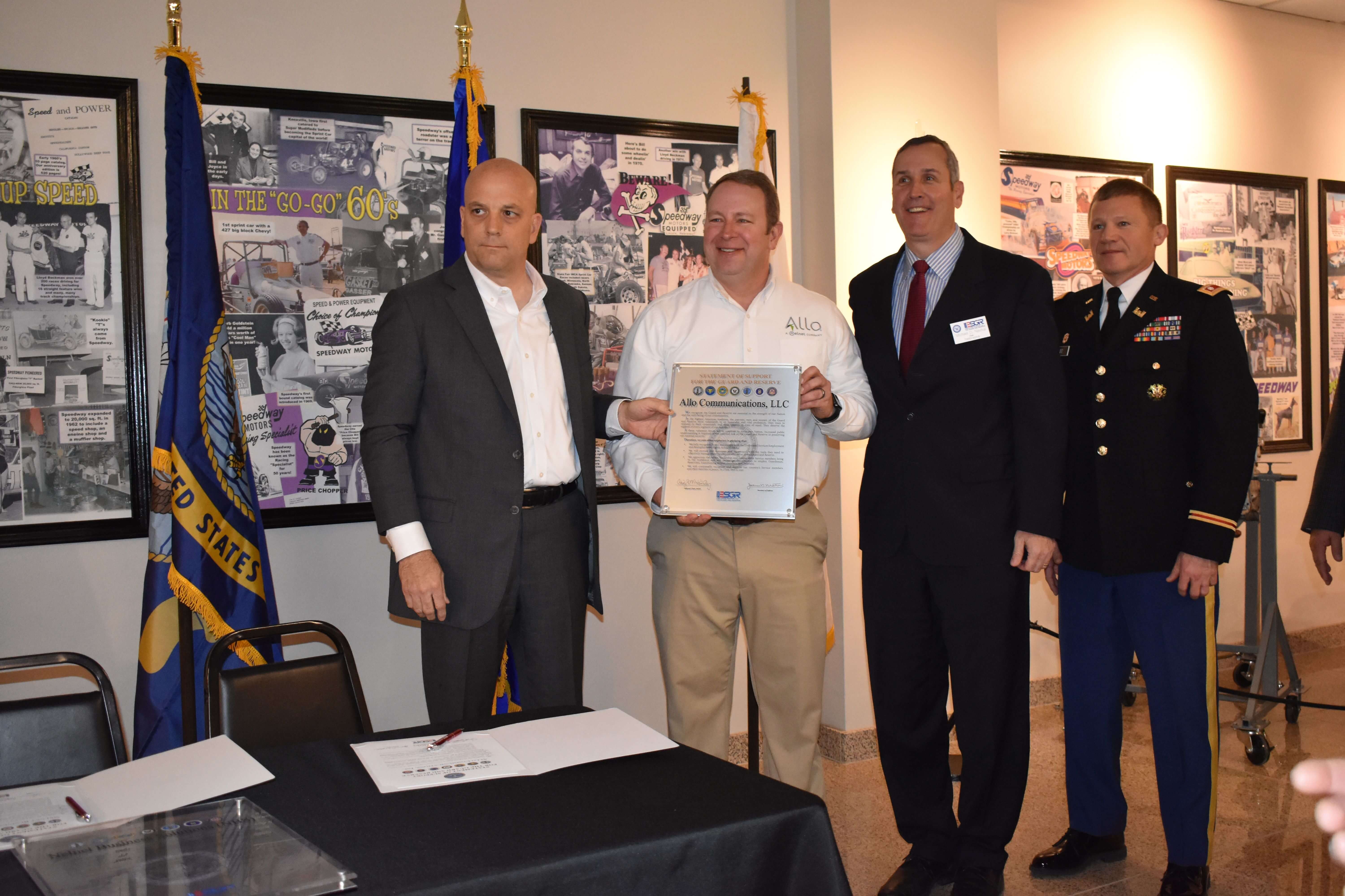 ALLO Fiber veterans award
