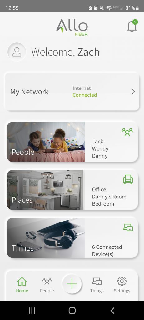 ALLO Fiber Mobile App