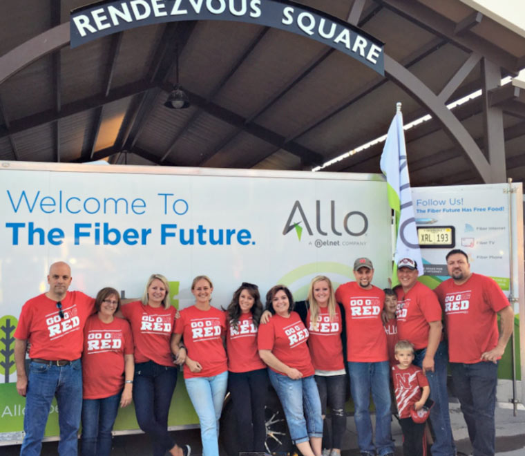 Abby still loves ALLO Fiber, even though she isn't with the company