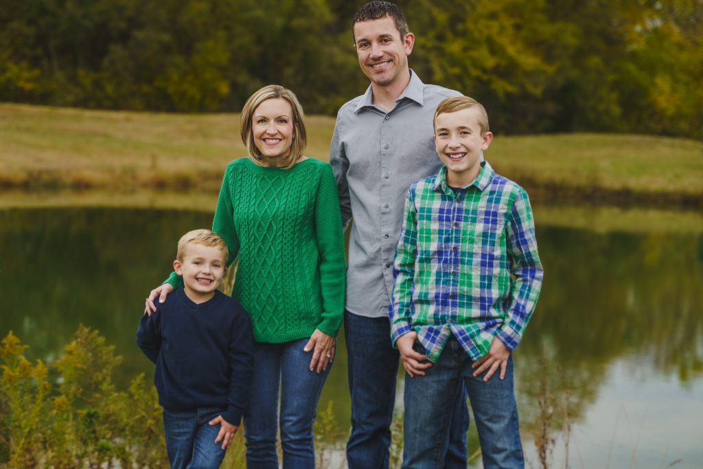 ALLO Fiber team member Emily with her family