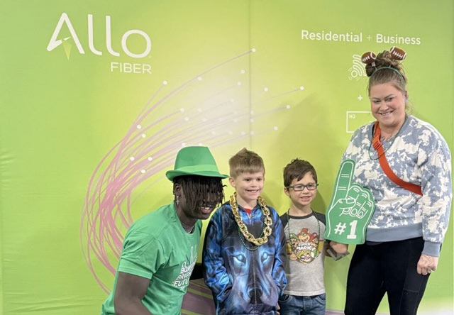 ALLO athlete Malachi Coleman at his Bowling for Brighter Futures event