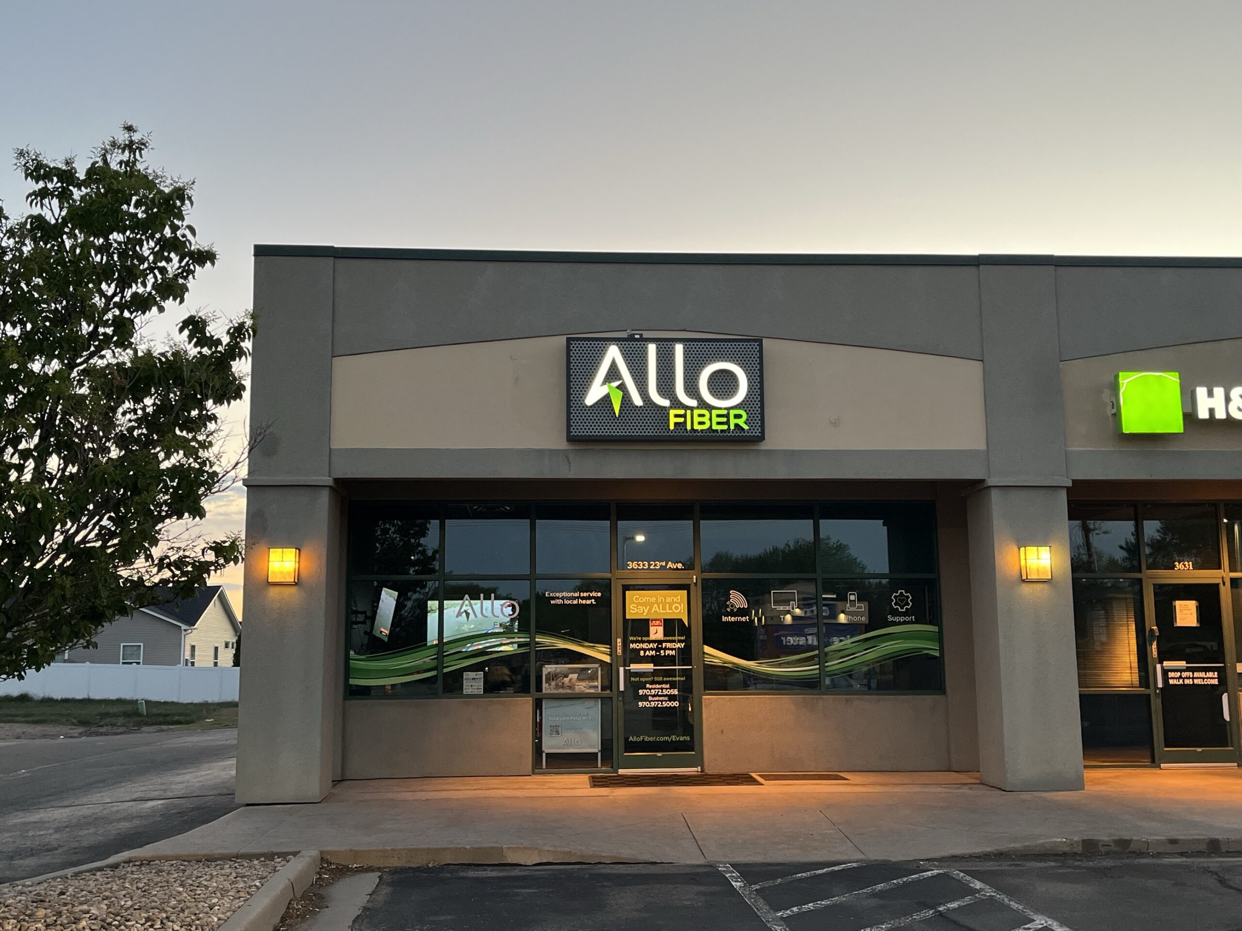 Evans ALLO storefront